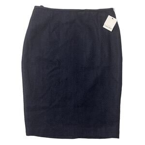 Calvin Klein Blue Skirt, Size: 4 - Straight Pencil Workwear
